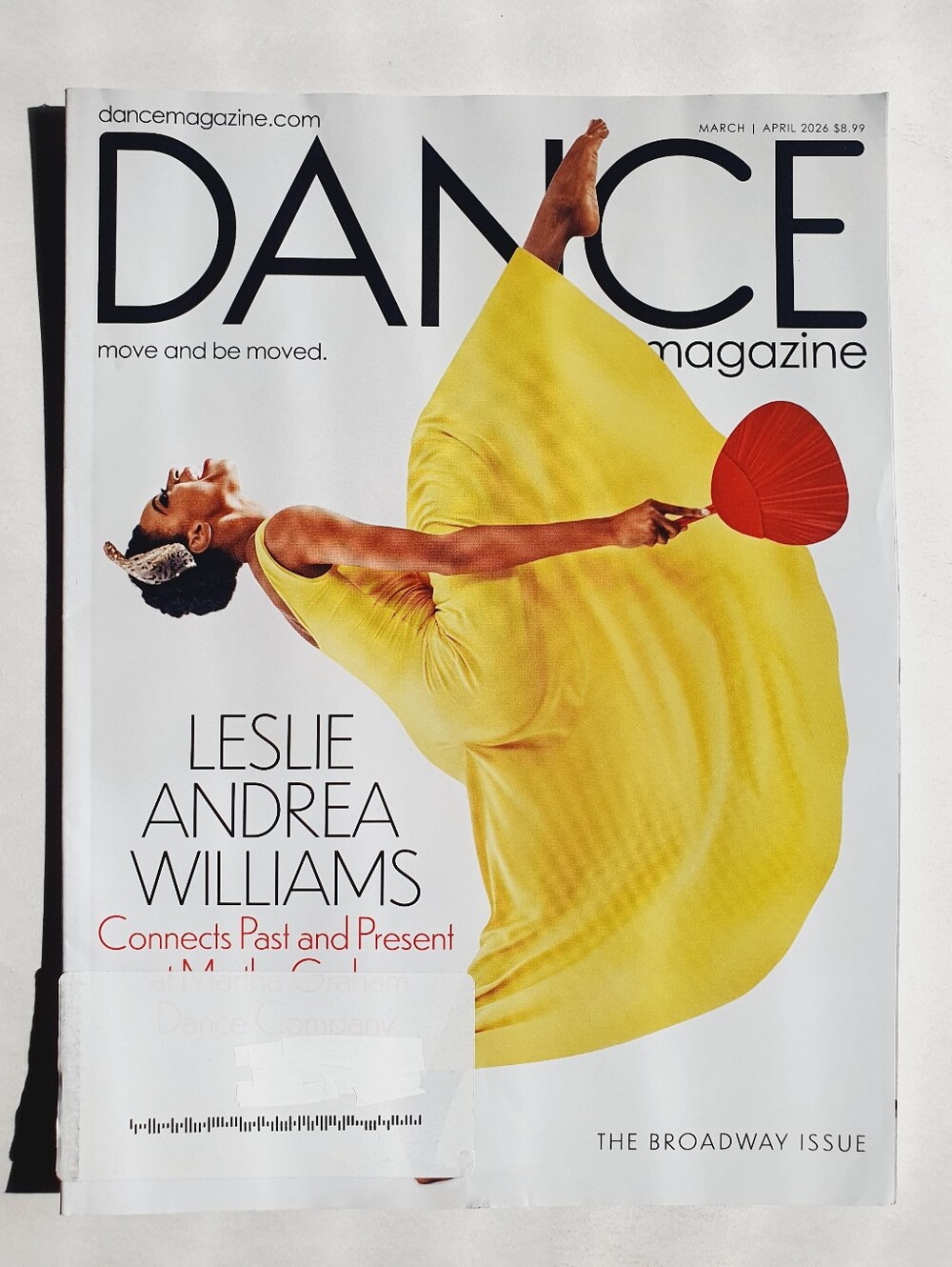 Dance Magazine April, 2026 - Leslie Andrea Williams - The Broadway Issue